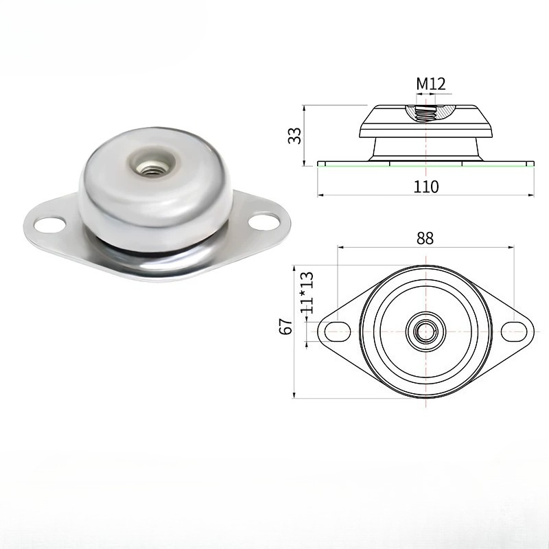 Shock Pump Suspension - Металлические резиновые виброгасители для двигателей, воздушных