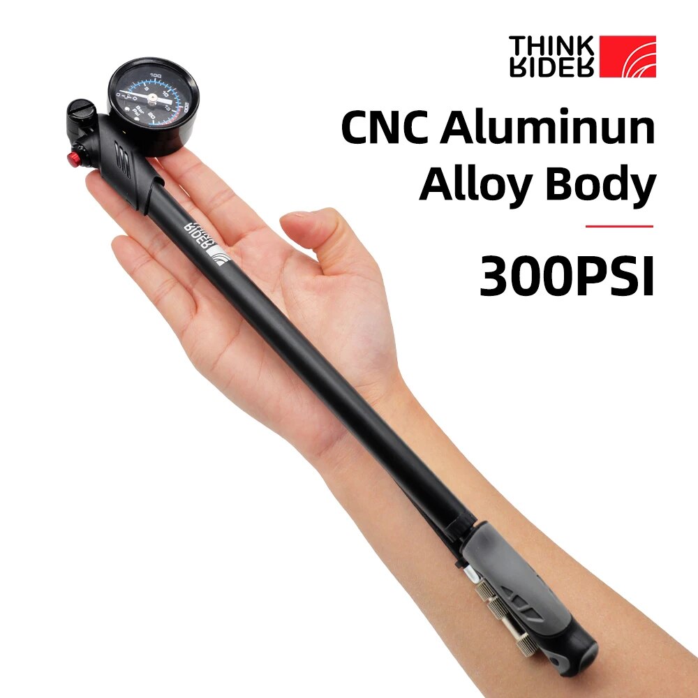 Shock Pump Suspension - ThinkRider портативный велосипедный воздушный насос высокого