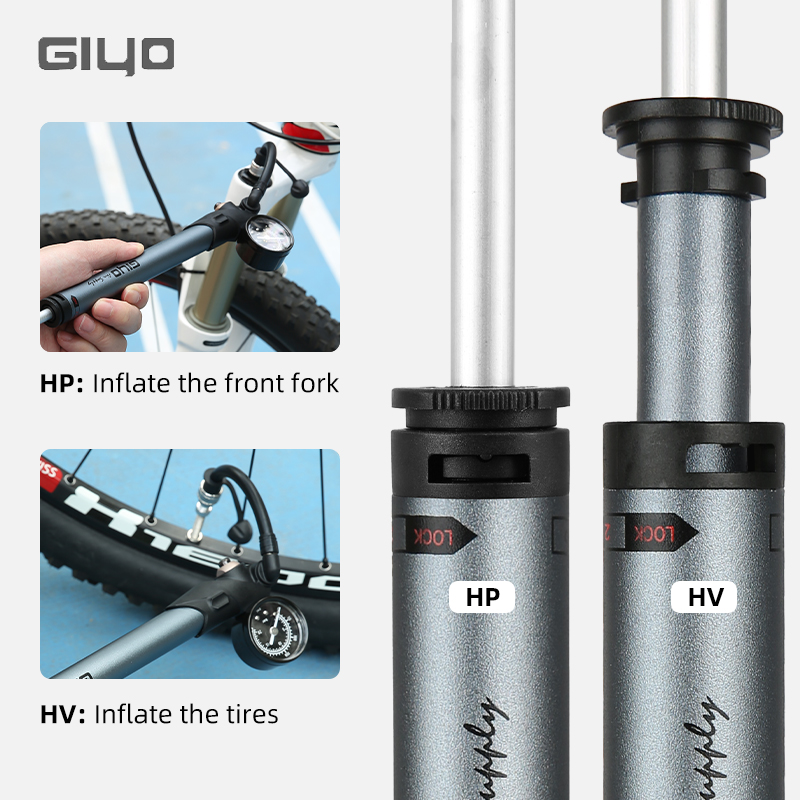 Велосипедный насос Giyo GS-41P – обзор и цена Shock Pump Suspension