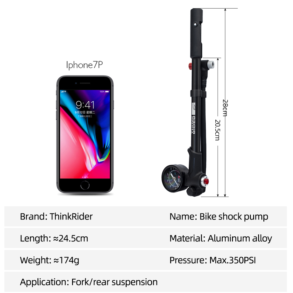 ThinkRider Портативный велосип – обзор и цена Shock Pump Suspension