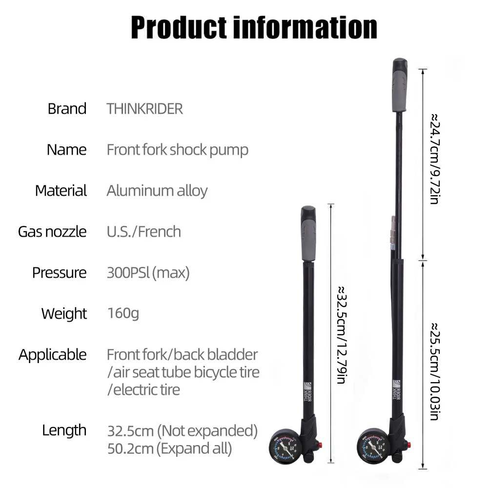 ThinkRider портативный велосип – обзор и цена Shock Pump Suspension